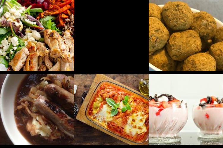 Evening Meal Plan - Week Commencing 13/12/2021