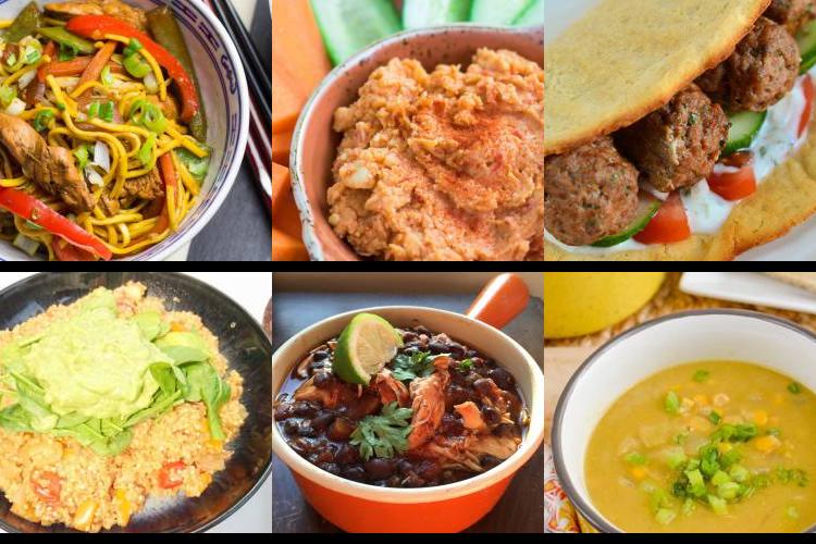 Evening Meal Plan - Week Commencing 17/01/2022