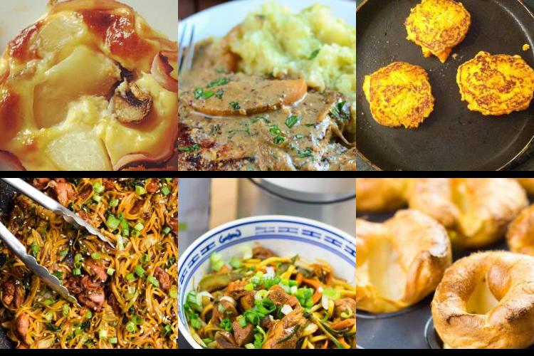 Evening Meal Plan - Week Commencing 14/03/2022
