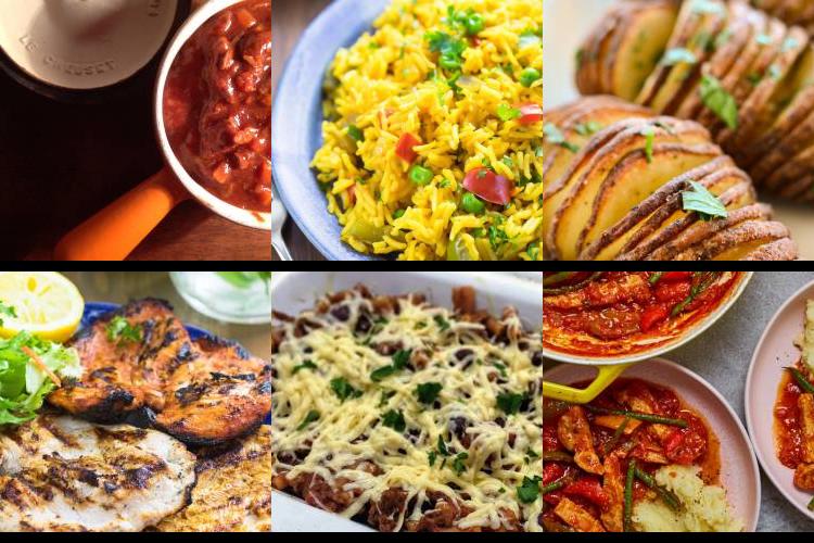 Evening Meal Plan - Week Commencing 27/12/2021
