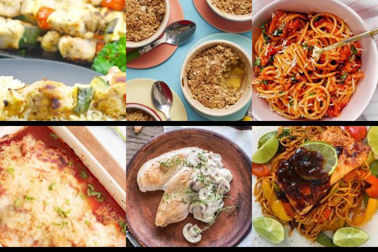 Evening Meal Plan - Week Commencing 15/11/2021