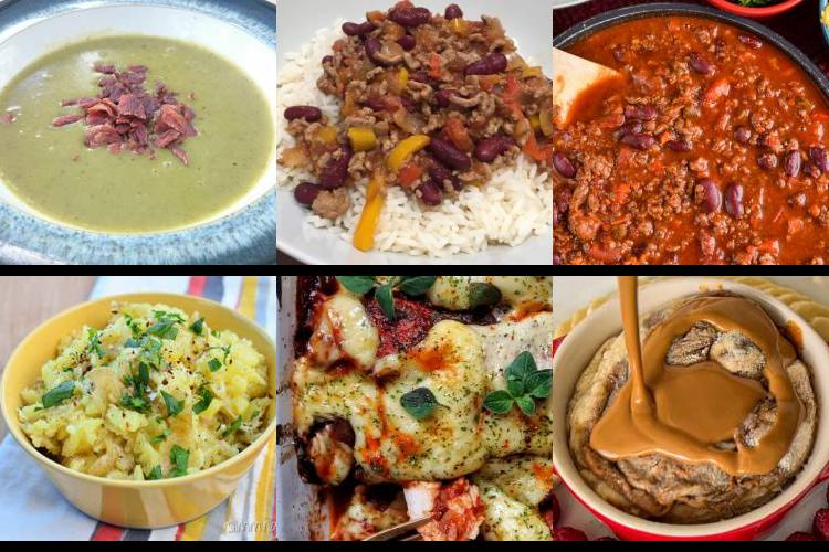 Evening Meal Plan - Week Commencing 20/02/2023