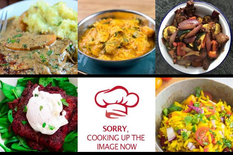 Evening Meal Plan - Week Commencing 06/12/2021