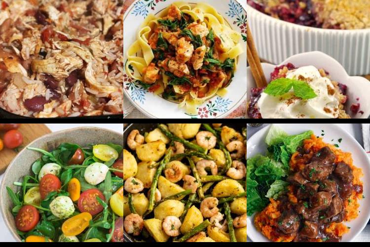 Evening Meal Plan - Week Commencing 23/08/2021
