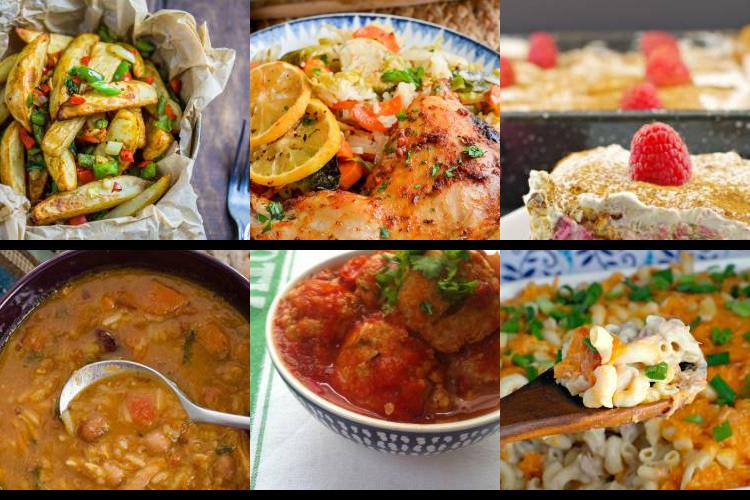 Evening Meal Plan - Week Commencing 21/02/2022