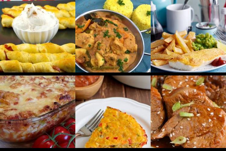 Evening Meal Plan - Week Commencing 23/08/2021