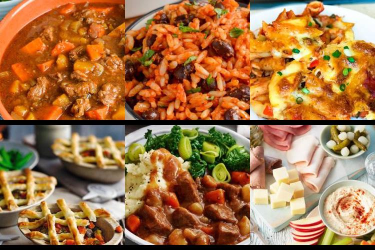 Evening Meal Plan - Week Commencing 11/04/2022