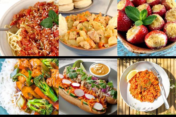 Evening Meal Plan - Week Commencing 10/05/2021