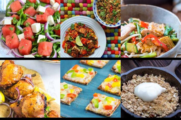 Evening Meal Plan - Week Commencing 23/08/2021