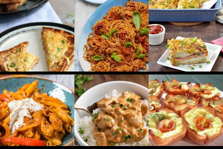 Evening Meal Plan - Week Commencing 17/01/2022