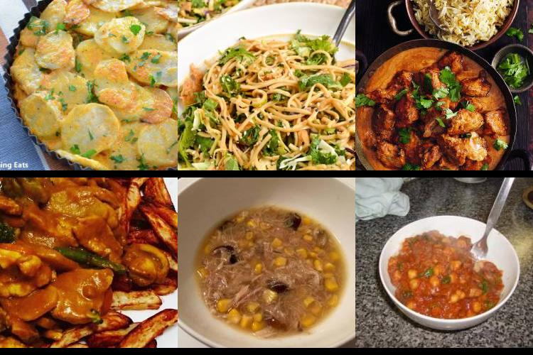 Evening Meal Plan - Week Commencing 10/05/2021