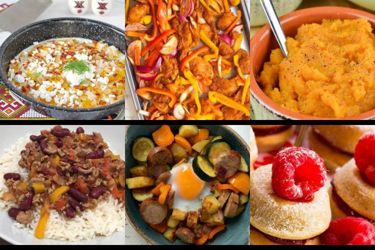 Evening Meal Plan - Week Commencing 20/12/2021