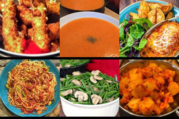 Evening Meal Plan - Week Commencing 13/09/2021