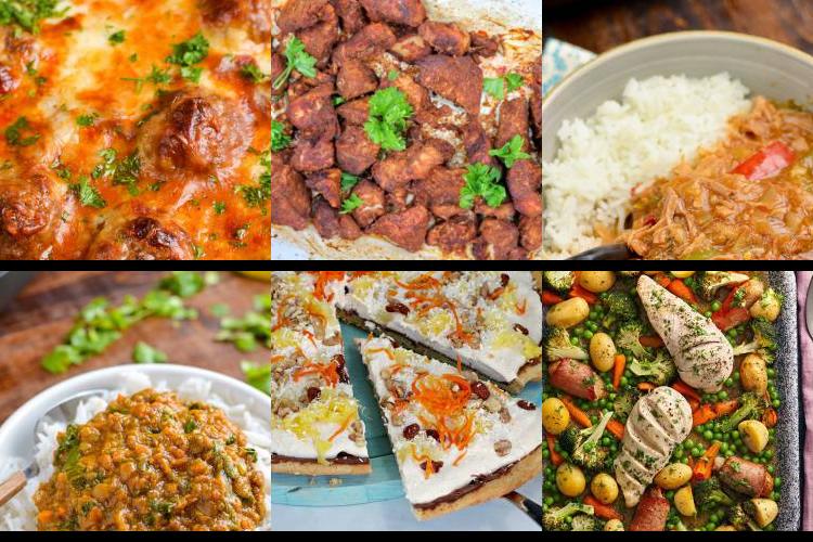 Evening Meal Plan - Week Commencing 14/03/2022
