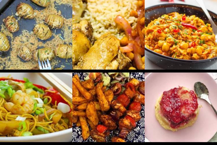 Evening Meal Plan - Week Commencing 18/10/2021