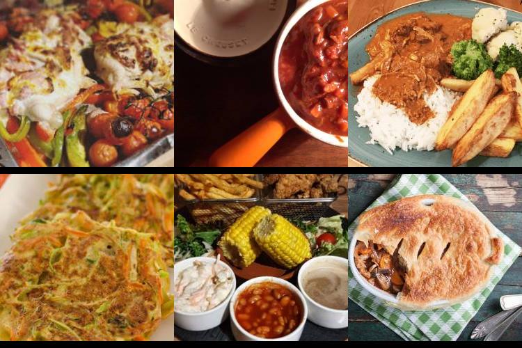 Evening Meal Plan - Week Commencing 21/02/2022