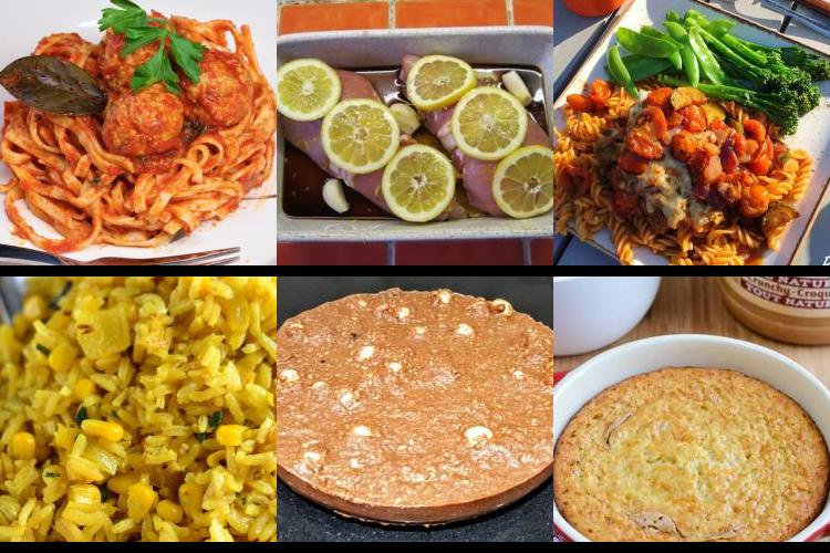 Evening Meal Plan - Week Commencing 06/09/2021