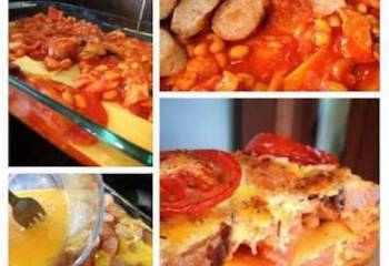 All Day Breakfast Lasagne - Syn Free
