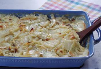 Old Fashioned Scalloped Potatoes Without Cheese