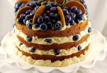 Old Fashioned Gingerbread Cake Blueberry Cookie Butter Filling