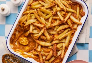 Curry And Chips Pie