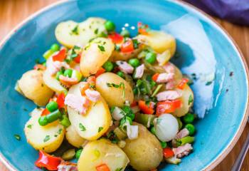 Syn Free Pea, Pickle And Bacon Potato Salad | Slimming World