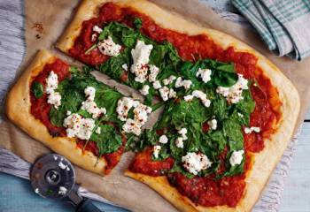 Ricotta And Spinach Pizza