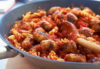 Pasta & Spicy Sausage