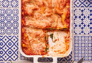 Sausage, Spinach And Ricotta Lasagne