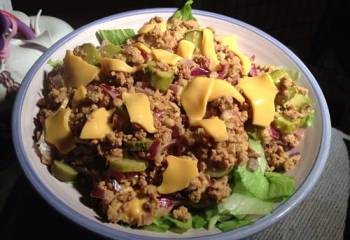 Big Mac In A Bowl - 2 Syns On Slimming World Extra Easy