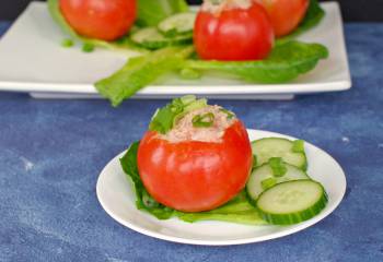 Easy Tuna Stuffed Tomatoes &Ndash; Weight Watchers Friendly &Amp; Gluten-Free