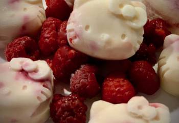 White Chocolate Raspberry Yoghurt Bark 