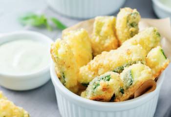 Low Syn Baked Courgette Fries