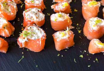 Syn Free Smoked Salmon Canaps