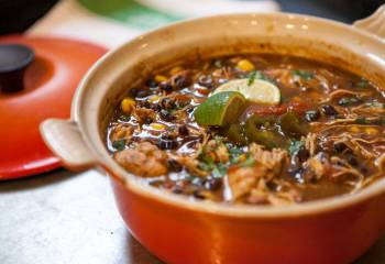 Slow-Cooked Mexican Black Bean & Shredded Salsa Chicken