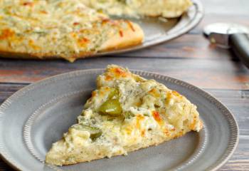 Dill Pickle Pizza- Carnival Food!