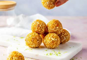 Apricot, Coconut And Lime Balls
