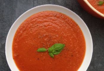 No Fuss Traybake Tomato And Basil Soup