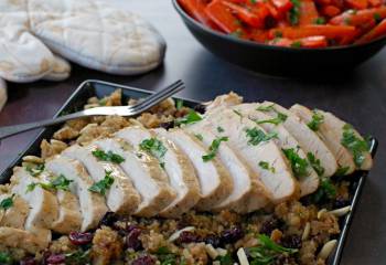 Slow Cooker Turkey Breast With Quinoa Cranberry Dressing (Ww Friendly &Amp; Gluten-Free)