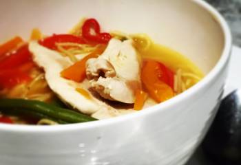 Aromatic Thai Chicken Noodle Soup
