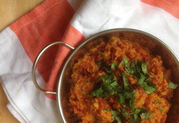 Slow-Cooker Sweet Potato And Red Lentil Curry