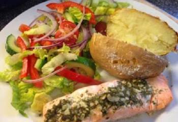 Lemon And Herb Baked Salmon