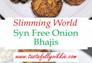 Slimming World Syn Free Baked Onion Bhajis