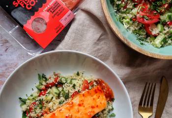 Salmon With Chilli, Lime &Amp; Ginger And A Thai-Style Tabbouleh