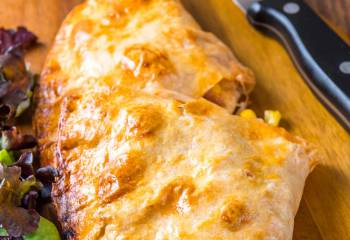 Chicken And Sweetcorn Pizza Calzone